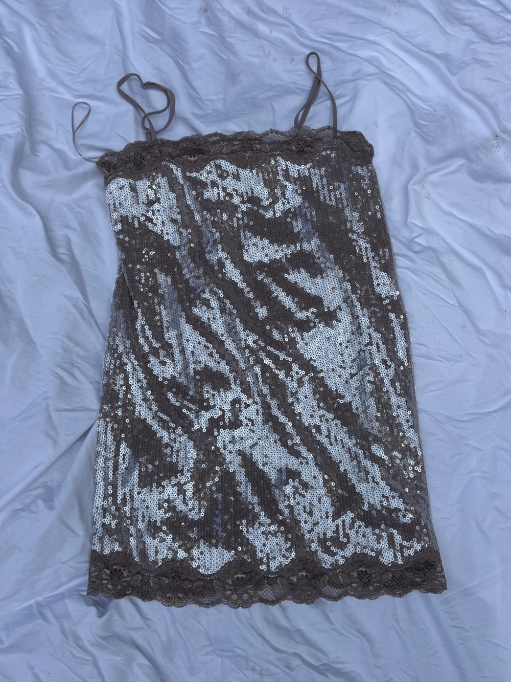 Sequin Reformation Mini Dress